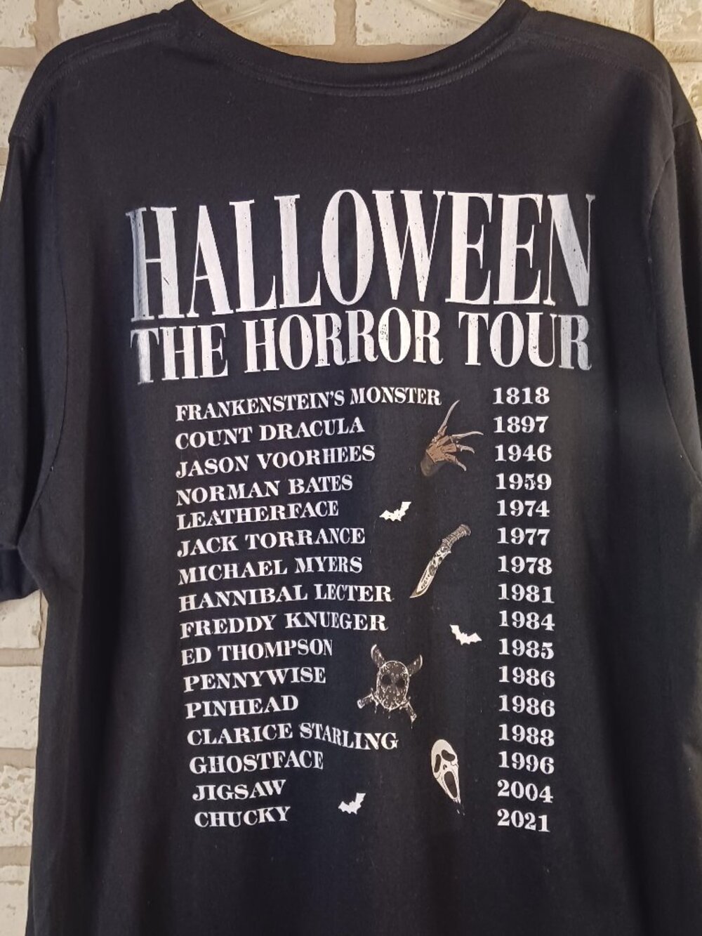 Halloween The Horror Tour Mens XXL Black T Shirt Monster Digital CSC Miami Promo